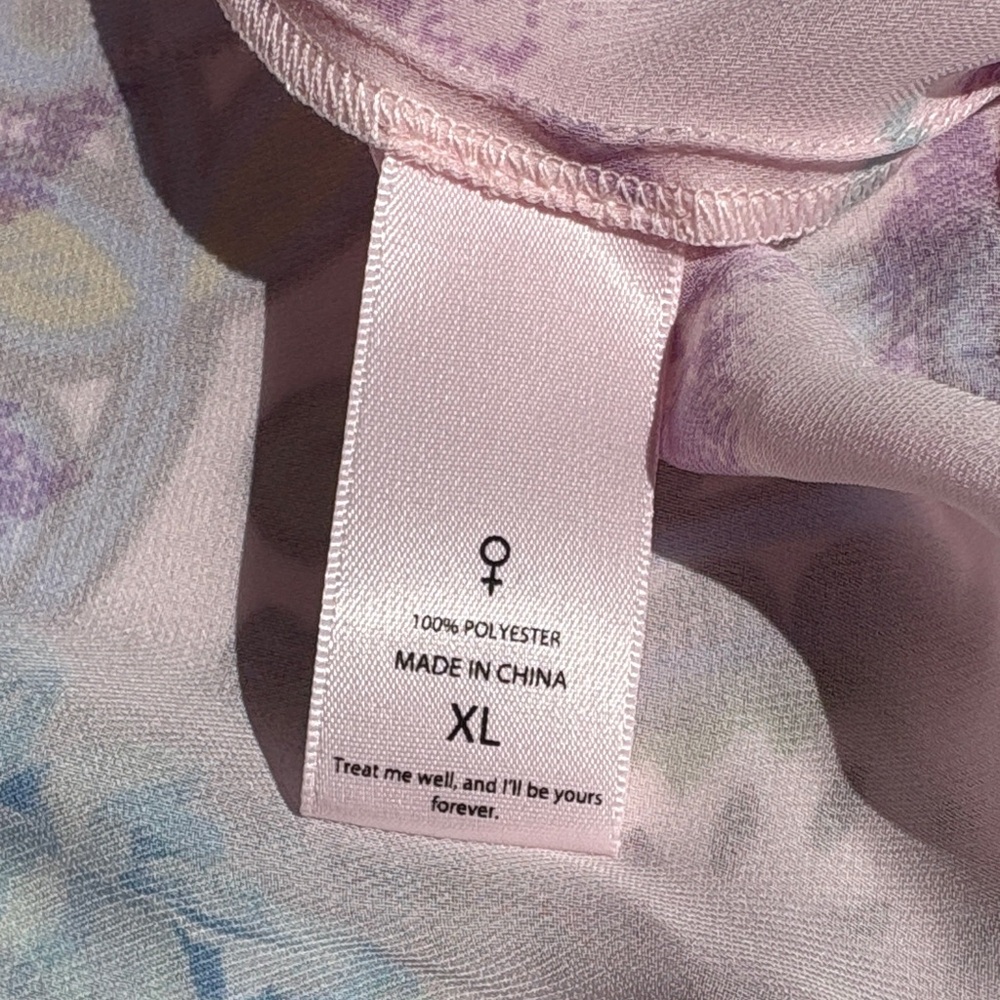 Selkie Pastel Floral Ruffle Blouse - Picture 8 of 8